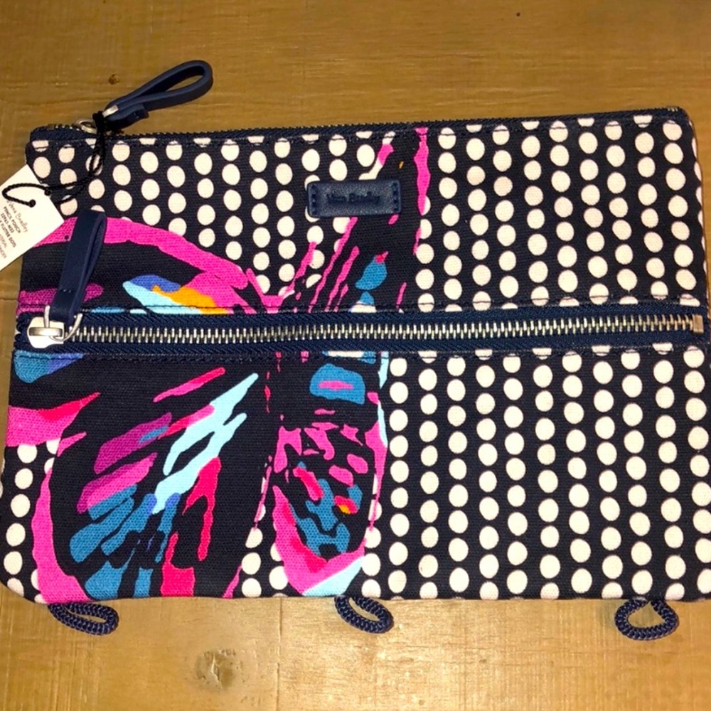 Vera Bradley Butterfly Pencil Case